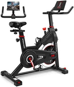 DMASUN Exercise Bike, Magnetic Resistance Stationary Bike, Indoor Cycling Bike with Comfortable Seat Cushion, Digital Display with Pulse (2023 Upgraded)