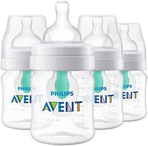 Philips Avent Anti-Colic Bottle with AirFree Vent, 4oz, 4pk, Clear, SCY701/04