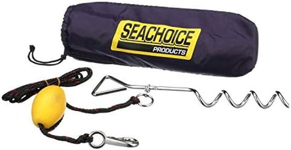 Seachoice PWC Screw Anchor System, 10 Ft. Anchor Line, Float, Clip & Storage Bag