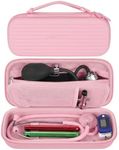 Stethoscope Case Compatible with 3M Littmann Classic III/for MDF Instruments/for Paramed/for FriCARE Monitoring Stethoscope, Extra Room for Doctor & Nurse Accessories-Pink