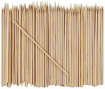 Comfy Package, [100 unidades] Pinchos de madera de bambú de 8 pulgadas para parrilla, shish keabob, frutas, aperitivos y cócteles