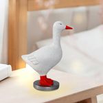 AENEY 3D Duck Laying Egg Lamp, Duck Resin Night Light Kids Led Novelty Lamp Funny Duck Light Ornament Warm Lighting for Home Bedroom Living Room