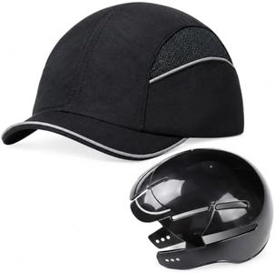 Safety Bump Cap, Lightweight Breathable Baseball Style Hat, Hard Hat