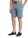 ENDEAVOUR WEAR Men's Outdoor Quick Dry Lightweight Sports Shorts Zipper Pockets Aqua Marine