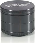 Santa Cruz Shredder Herb and Spice Grinder Made in USA (Large (2.7 Inch), Grey)