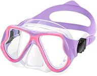 Freela Kids Swim Goggles with Nose Cover, Water Pool Beach Swimming Goggles Mask for Childrens Boys Girls Junior Youth 3-6 4-7 6-14 8-12 Age 5 6 7 8 9 10 11 12 13 14 Purple