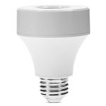 Smart Bulb Socket, fosa Controlled Light Bulb Base Switch Lamp Holder Smart Lamps Bulbs Adapter Compatible with Alexa Google Assistant for Home Office School