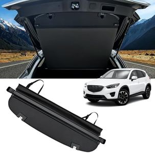 AUXKO Retractable Cargo Cover for Mazda CX-5 2025-2017, Carbon Fiber