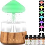 Merish Rain Cloud Humidifier Water Drip Colors Night Light Mushroom Lamp Diffuser Grain|Home & Garden | Home Improvement | Heating, Cooling & Air | Humidifiers - 0.5 L