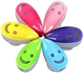 VADOO 6Pcs Toothbrush Head Cover Cap Suction Cup Toothbrush Case Portable Toothbrush Protector Holder (Random Color)