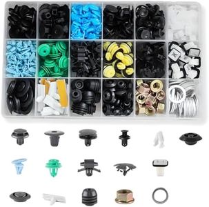 AUTO OCCASION 495PCS Bumper Fender Liner Push Retainer Fastener Clips,18 Sizes Fasteners Kit Include Plastic Grommet Metal Bolt and Washer Compatible with Accord 2014-2022 EV PHEV