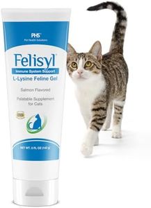 Felisyl L-Lysine Gel for Cats - Immune System Support - Supplement Support for Healthy Tissue, Respiratory, and Vision - Salmon-Flavored - Made in The USA - 5 oz