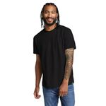 Eddie Bauer Men's Legend Wash 100% Cotton Short-Sleeve Classic Tee, Black, Large