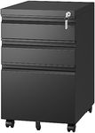 Letaya 3 Drawer Mobile File Cabinet