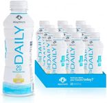 Healthwtr Daily Enhanced Water – Lemon Tangerine Flavor, 20 Vitamins & Nutrients, Antioxidants & Electrolytes, 0 Calories, 0 Carbs, 0 Sugar, Caffeine Free, 12-Pack Bottles