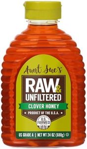 Aunt Sue Raw & Unfiltered USA Clover Honey From Local USA Beekeepers, 24 oz