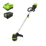 Greenworks 80V 16″ Brushless Cordless String Trimmer (2.0Ah Battery & Rapid Charger Included) – Variable Speed, .080 Dual Line Bump Feed & Lightweight for Yard, Garden & Lawn Grass