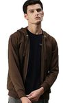 ADBUCKS Winter Wear Sweatshirt Hoodie with Zipper Cotton Fleece Jacket for Men's (XXXXXX-Large, Brown)