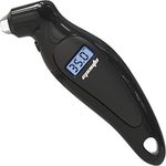 EPAuto Digital Tire Pressure Gauge with Backlit Digital Display, 150 PSI of 4 Pressure Ranges for Car and Bicycle, Black