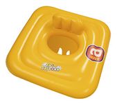 Bestway Baby Swim Safe Seat (Step A) Learn to Swim Square Inflatable,Yellow, 0-12 Months