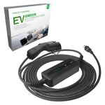 Morec Level 1 EV Charger 110V 15A Electric Car Charger Portable NEMA5-15P SAE J1772 Plug 6M (20 feet) Home Electric Vehicle Charging Station