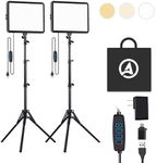 2-Pack LED Photography Lighting Kit