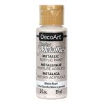 Deco Art Americana Acrylic Metallic Paint, White Pearl,59 ml (Pack of 1)