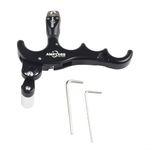 MeevrgR Aluminum Alloy Thumb Release Aid Adjustable 4 Finger Grip for Compound Bows, 1283973301