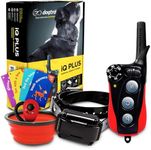 Dogtra IQ Plus E Collar - 400-Yard Dog Training Collar with Remote, Dogtra Bark Collar for Small Dogs, Rechargeable, IPX9K-Rated Waterproof, Static, Vibration