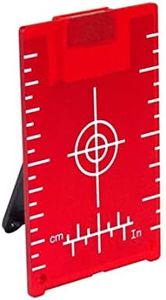 AdirPro Red Magnetic Floor Target Plate with Stand, 4"x3" Pack of 5