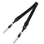 GROLEOA Replacement Shoulder Strap: Universal Adjustable Shoulder Strap Belt for Laptop iPad Case Notebook Messenger Camera Luggage Briefcase Duffel Bag, Comfortable Neck Strap Nylon 32"-61"