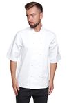 Mirabella Health & Beauty Unisex Wasabi Chef's Short Sleeve Jacket White XL