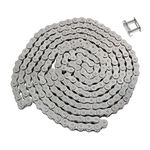 kimllier 40SS Stainless Steel Roller Chain 10 Feet with Free Connecting Links, 240 Links