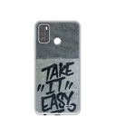 Amazon Brand - Solimo Plastic Designer Take It Easy Uv Printed Soft Back Case Mobile Cover for Micromax in 1B, Multi-Coloured