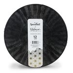 Speedball Sanyour Signature 12 Inch Round Pottery Wheel Bat, Black