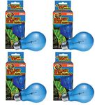 (4 Pack) Zoo Med Daylight Blue Reptile Bulbs - 100 Watt Each