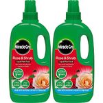 Miracle-Gro 2 x Rose and Shrub Concentrated Liquid Plant Food 1L