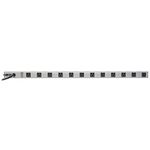 Tripp Lite 12 Right Angle Outlet Bench & Cabinet Power Strip, 36 in. Length, 15ft Cord with 5-15P Plug (PS3612RA)