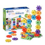 Learning Resources Gears Gears Gears, Deluxe Beginners Building Set, 100 Pieces, STEM Construction Toy for Kids, Develops Fine Motor Skills, Gifts for Boys & Girls Aged 3 4 5