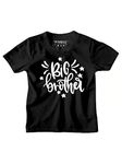 PrintEasy� Big Brother Cotton Round Neck Short Sleeve Unisex Kids Black T-Shirt for Boys