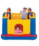 Generic Jump-O-Lene Inflatable Theme Castle Bounce for Kid Yellow