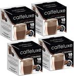 Cafféluxe - Hot Chocolate Pods - Compatible with Dolce Gusto Machines, One Coffee Pod Solution, 40 Hot Chocolate Capsules