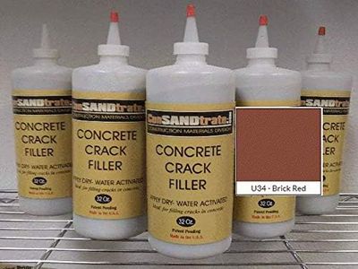 Stained Concrete Crack Filler - Brick RED - 3 lb. (Single 32 oz. Bottle)