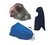 Oberon Company TCG12 Series 12 Cal Hard Cap and Face Shield Kit for Protection Against Arc Flash Electrical Safety Face Shield, Balaclava, and Storage Bag