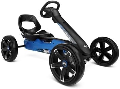 Berg Reppy Roadster Kids Go Kart - Pedal Go Kart for Boys & Girls - Kid's Pedal Vehicles - Blue Go Kart with Built-in Soundbox - Pedals Cars for Kids - Ride-On Children's Go Cart for Ages 2.5-6 Years