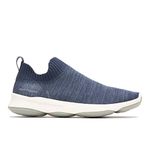 Hush Puppies Men's Free Slip On, Navy Knit, 8.5 M US