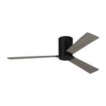 Monte Carlo Generation Lighting Fans 3RZHR44AGP Rozzen 44" Damp Ceiling Fan with Remote, Aged Pewter