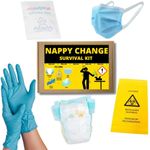 Nappy Change Survival Kit | Funny | Joke Gift | Fathers Day | New Parents | Dad Gift | Baby Shower | New Dad | Daddy to Be | New Mum