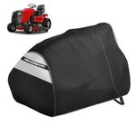 NEVERLAND Riding Lawn Mower Cover, Waterproof Lawn Mower Cover with Drawstring & Storage Bag, Fits Decks up to 54", 210D Polyester Oxford