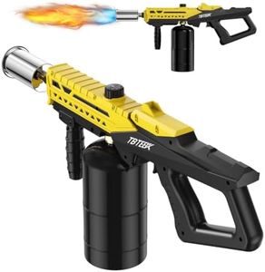 TBTeek Propane Torch, Powerful Propane Grill Torch Gun, Kitchen Blow Torch for Cooking, Adjustable Weed Burner Torch, Charcoal Lighter for BBQ, Searing Steaks, Campfire, Welding(Tank Not Included)